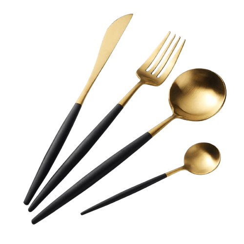 BRASS CUTLURY (POLISH & COLOR) SET OF 4